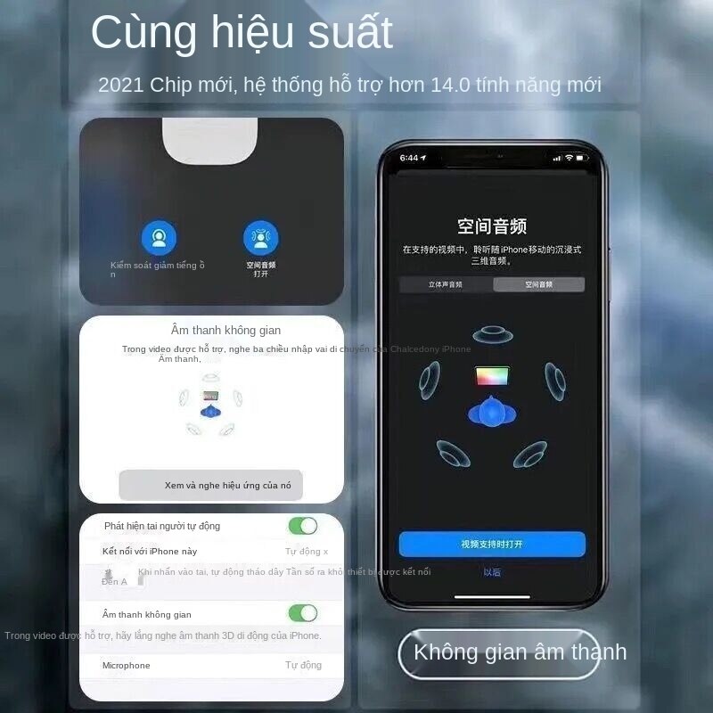 Tai Nghe Bluetooth Huaqia North Loda Chất Lượng Cao Chống Ồn Cho Android1536U | BigBuy360 - bigbuy360.vn