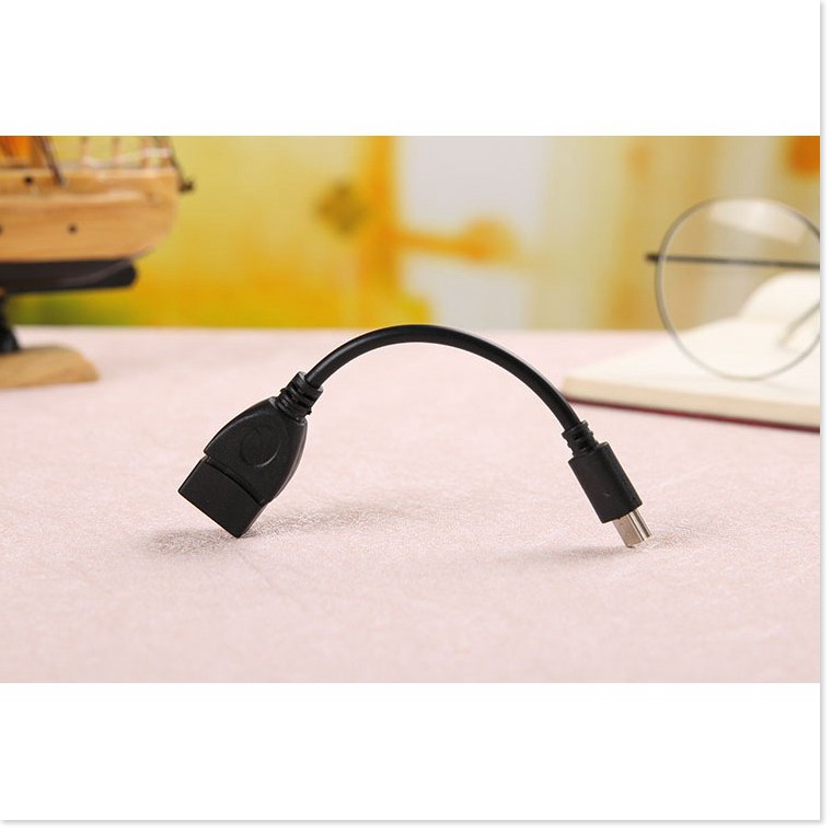 Cáp otg 👉BH 1 THÁNG 👈  Cáp Otg cổng usb điện thoại tiện lợi, nhỏ gọn, dễ dàng mang theo, kết nối thông dụng 2963