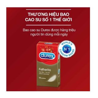 Bao cao su Durex Fetherlite 12 bao