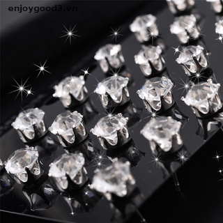 //Enjoy shopping // 6/12Pairs Crystal Rhinestone Ear Stud Earrings Wedding Earrings Jewelry Gift .