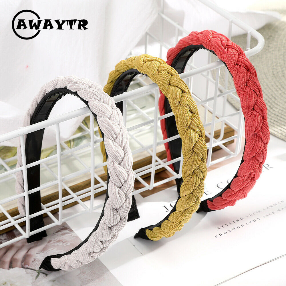 Cài tóc dạng dây bện chống trượt thời trang cho nữ