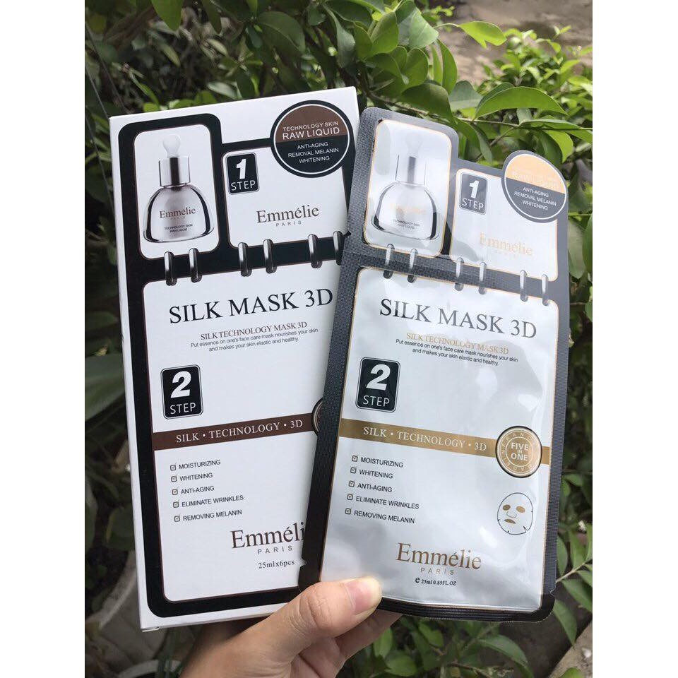 Mặt Nạ Lụa Tơ Tằm Em-Me-Li Silk Mask 3D