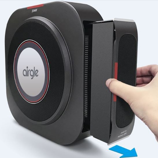 Airgle AG25 - Máy lọc không khí diệt vi khuẩn mùi hôi cho xe ô tô và văn phòng