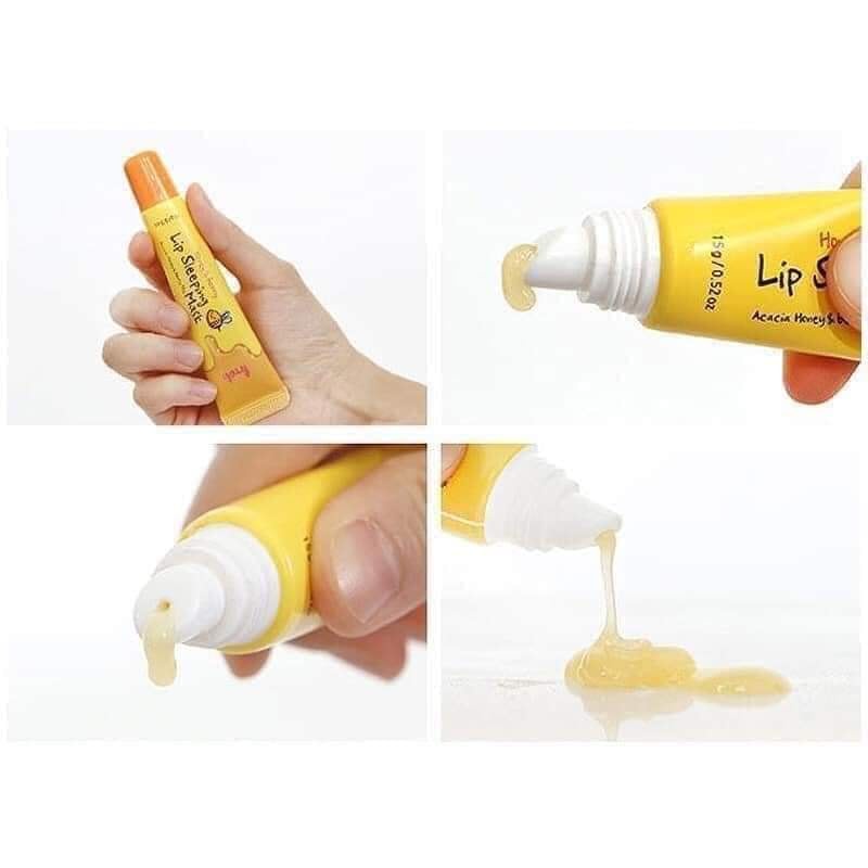 Mặt nạ ngủ môi - son dưỡng mật ong Prreti Honey Berry Lip Sleeping Mask