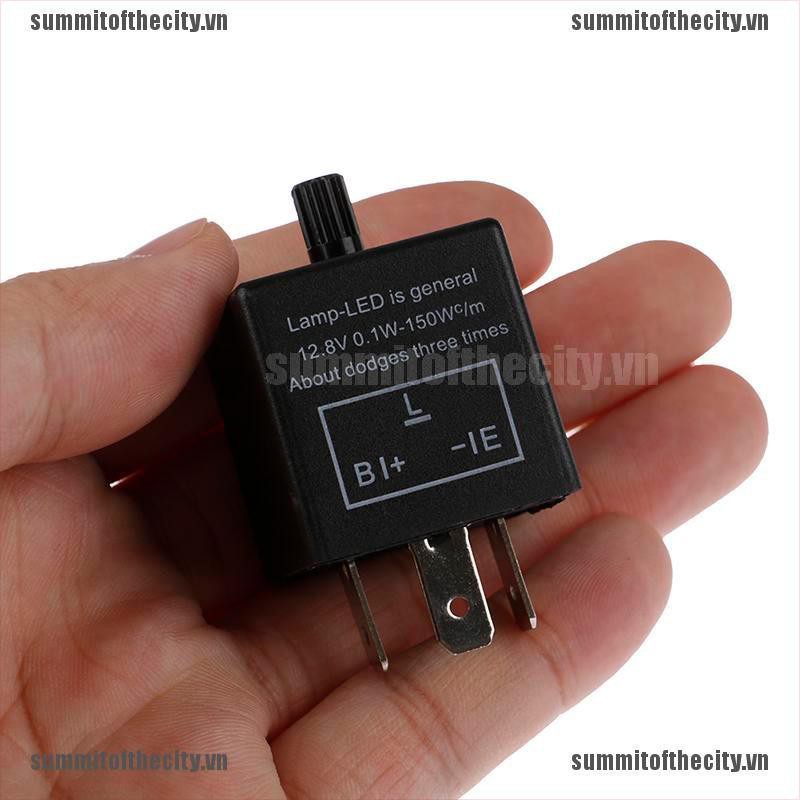 Rơ Le Đèn LED Tín Hiệu Điện Tử 3Pins 12V Cho Xe Hơi
