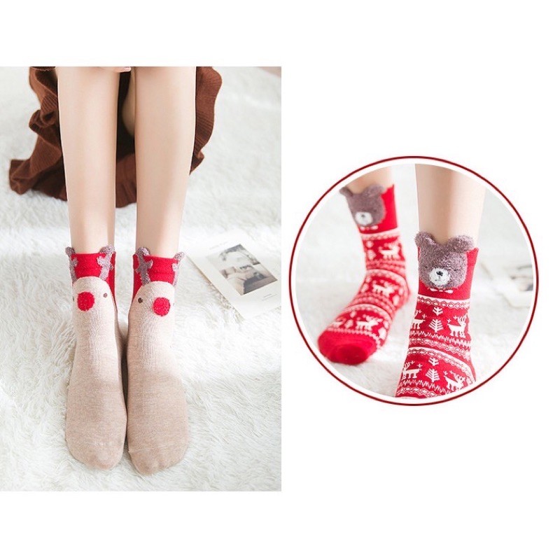 Tất noel - Tất giáng sinh cổ cao người lớn