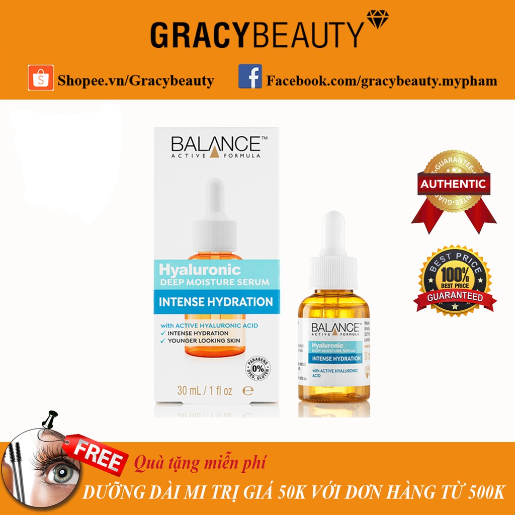 Serum cấp nước Hyaluronic 554 Balance 30ml