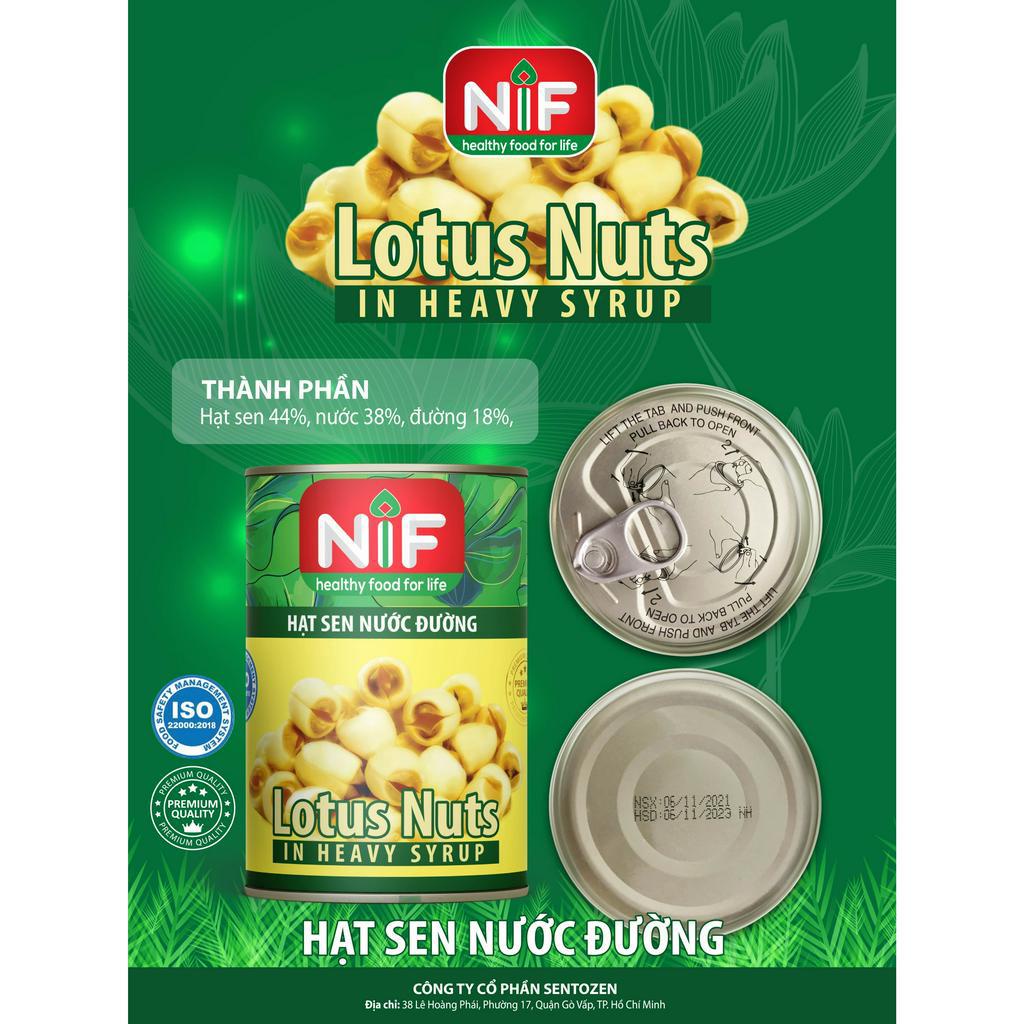 Hạt sen đóng lon - NIF