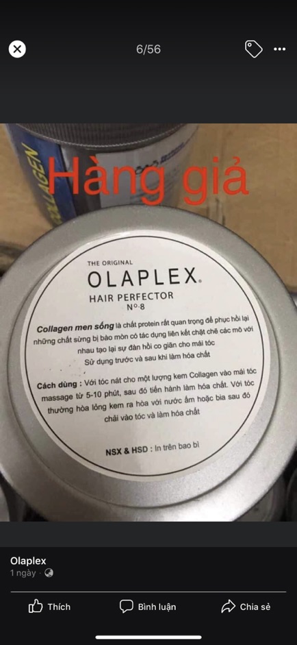 Bộ Olaplex phục hồi tóc 525ml