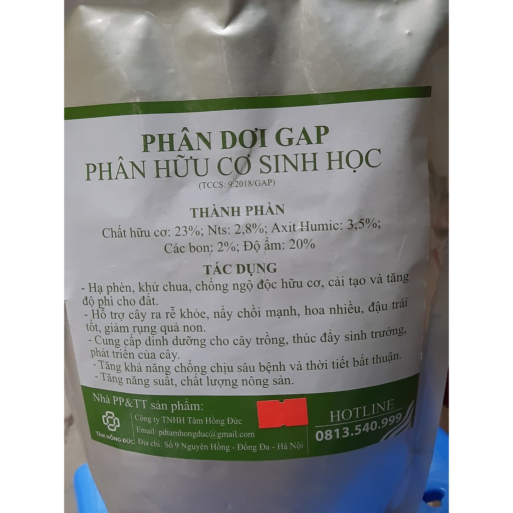 Phân dơi nguyên chất GAP gói 100gr (Gói chiết lẻ dùng thử)