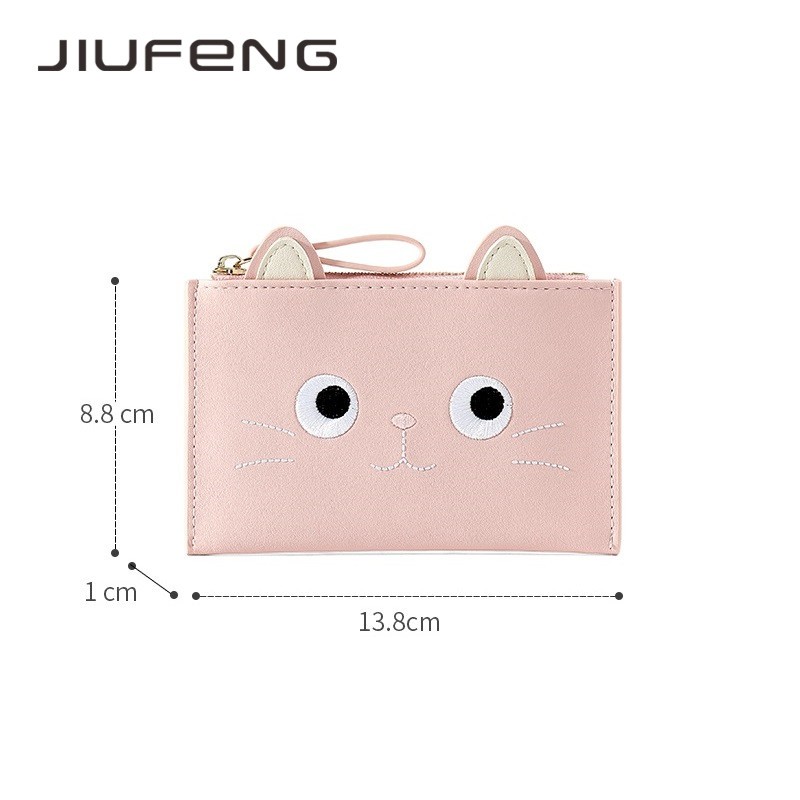 JIUFENG Ví tiền mini họa tiết hoạt hình phong cách Hàn Quốc đáng yêu | BigBuy360 - bigbuy360.vn