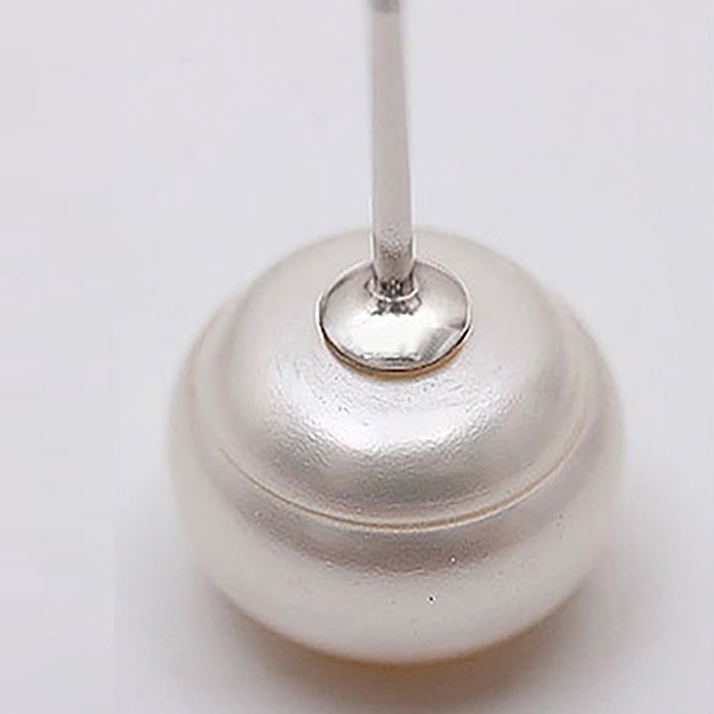 Khuyên Tai Mạ Bạc Đính Ngọc Trai Nhân Tạo Thời Trang