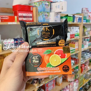 Xà phòng trắng da giảm mụn 4K Plus 100gr