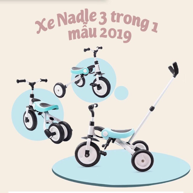 Xe NADLE 3in1 mẫu 2019