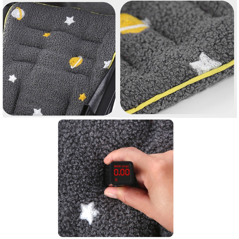 Vỏ Bọc Đệm Ghế Ngồi Xe Đẩy Em Bé Chất Liệu Cotton Dày Dặn Mềm Mại Tiện Dụng
