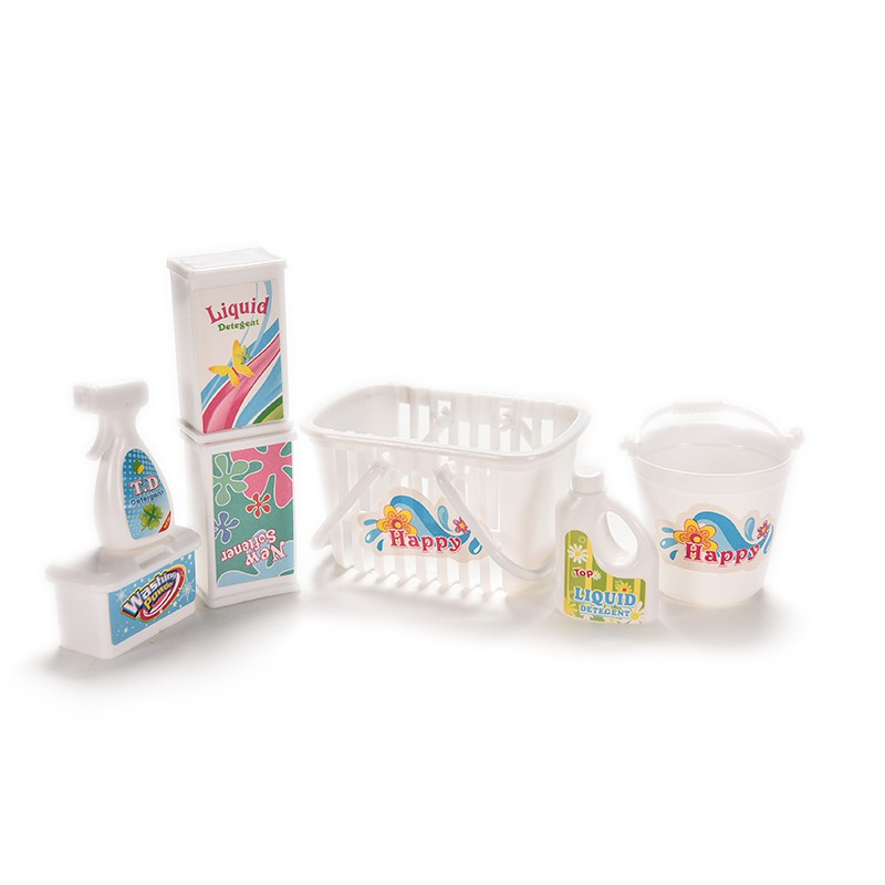 Bộ 7 Mô Hình Đồ Chơi Lau Nhà Búp Bê Xinh Xắn