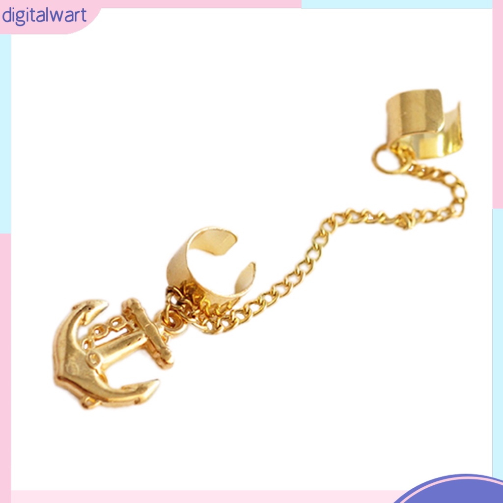 Khuyên Kẹp Vành Tai Nữ Trang Dáng Dài Tạo Hình Độc Đáo