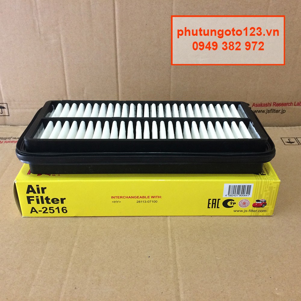 Lọc gió động cơ xe Kia Morning, Picanto 2004, 2005, 2006, 2007, 2008, 2009, 2010, 2011 28113-07100 hàng Nhật