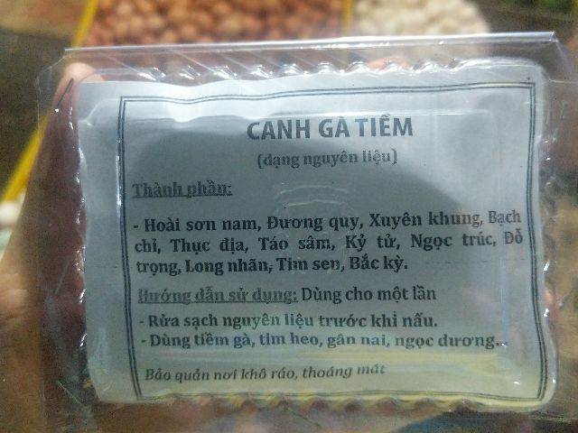 Gói thuốc bắc hầm, lẩu gà - chim... đầy đủ 8-10 món