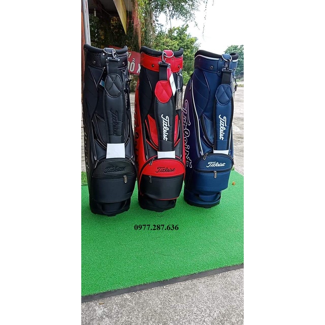 Túi đựng gậy golf Titleist túi gậy da PU chắc chắn chống nước shop GOLF PRO TM004