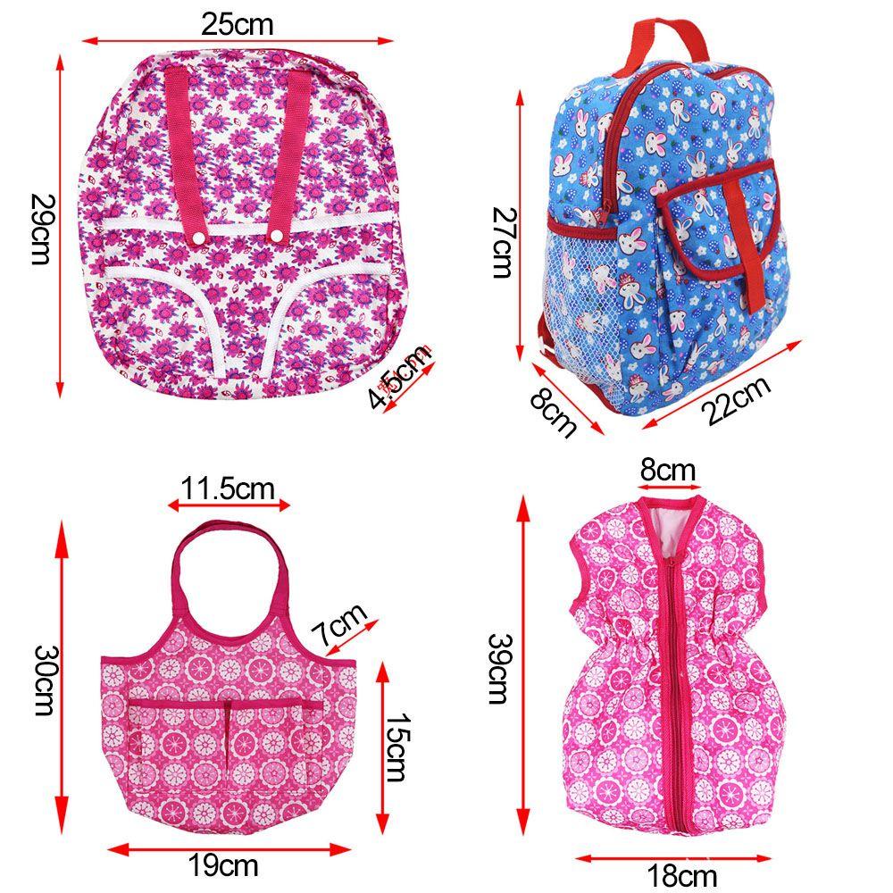 RAINBOW Ba Lô Xinh Xắn Dành Cho Búp Bê 18 / 43cm