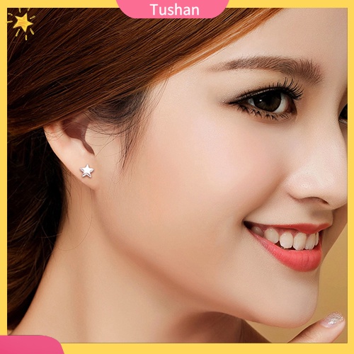 Khuyên tai nữ mạ bạc thời trang 2018