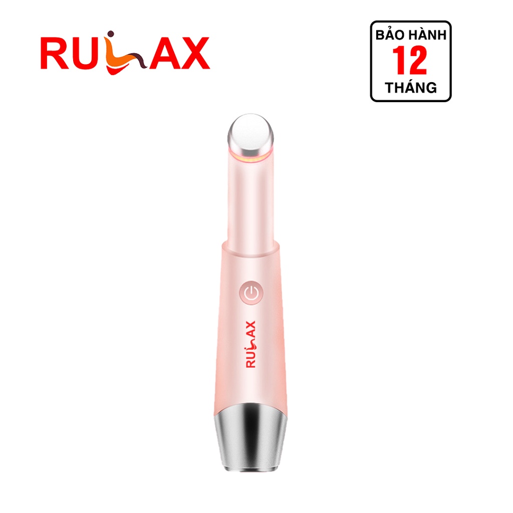 Máy Mát xa Trị Thâm Mắt RULAX Cầm Tay Đa Năng, Chế Độ Rung, Nhiệt Giúp Giảm Quầng Thâm, Bọng Mắt Và Mỏi Mắt