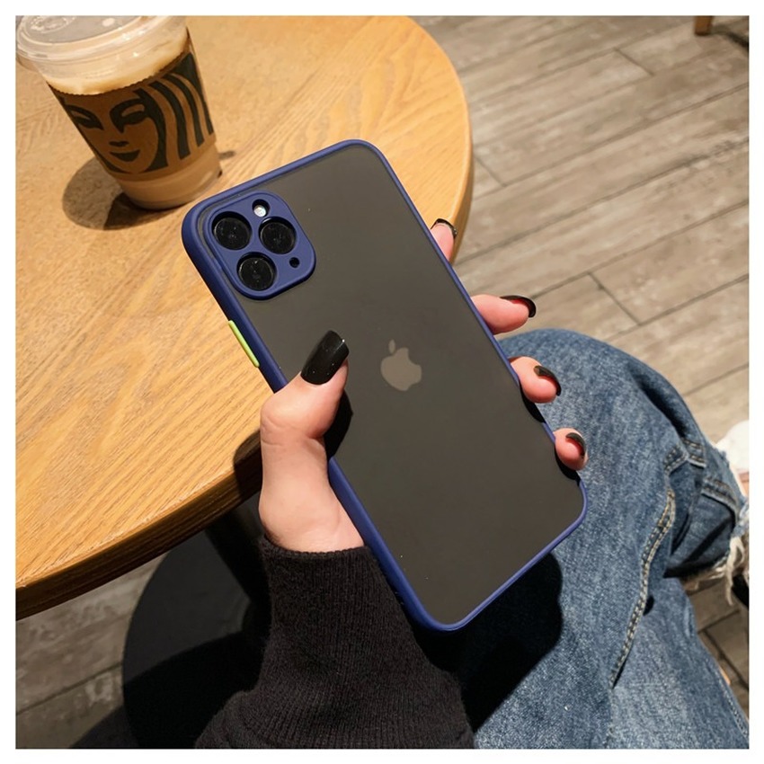 Ốp điện thoại nhám màu macaron chống sốc cho iPhone 11 Pro Max XR XS Max X XS 7 8 Plus 11Pro | BigBuy360 - bigbuy360.vn
