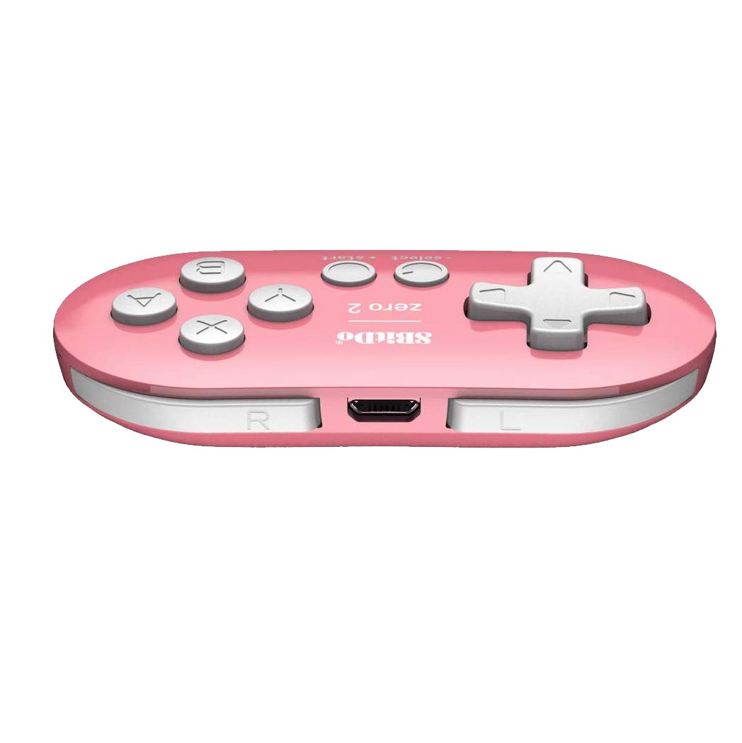 Tay Cầm Chơi Game Bluetooth Không Dây 8bitdo Zero 2 Màu Hồng