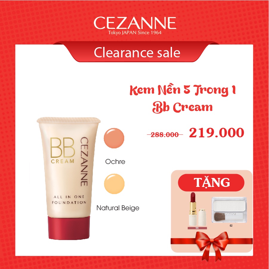 Kem nền Cezanne 5 TRONG 1 BB Cream - 40 gr