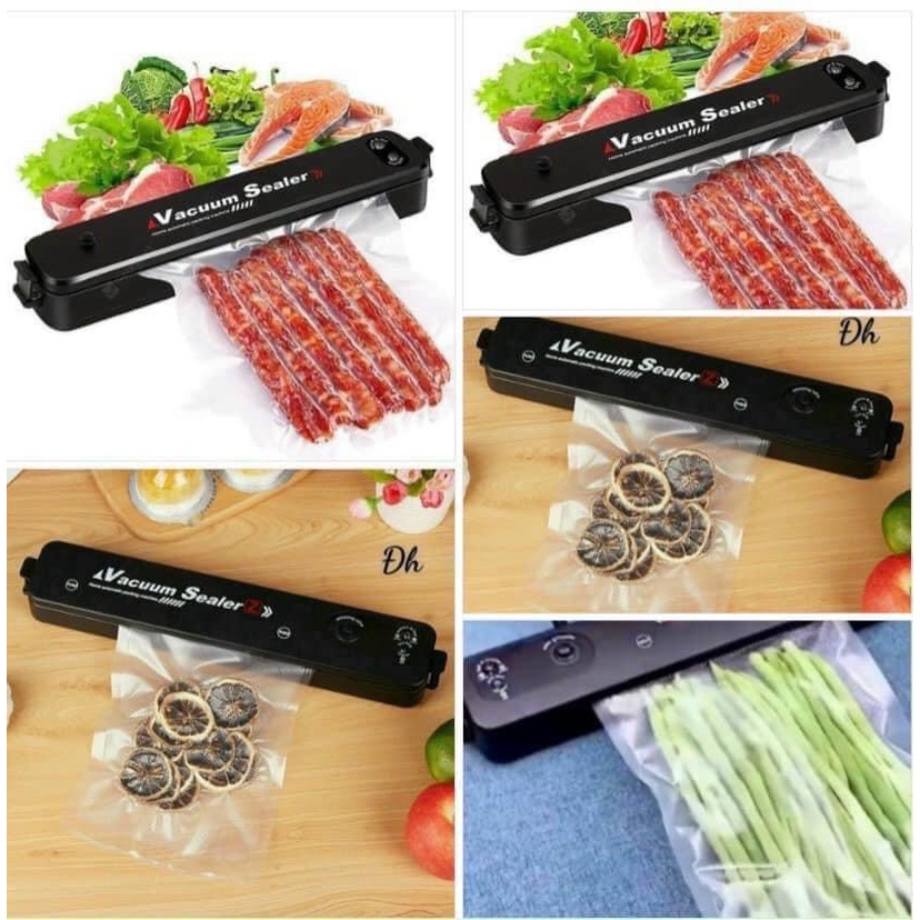 Máy hút chân không và hàn miệng túi thực phẩm VACUUM SEALER Z hút khỏe, hết khí- Tặng 10 túi hút chuyên dụng