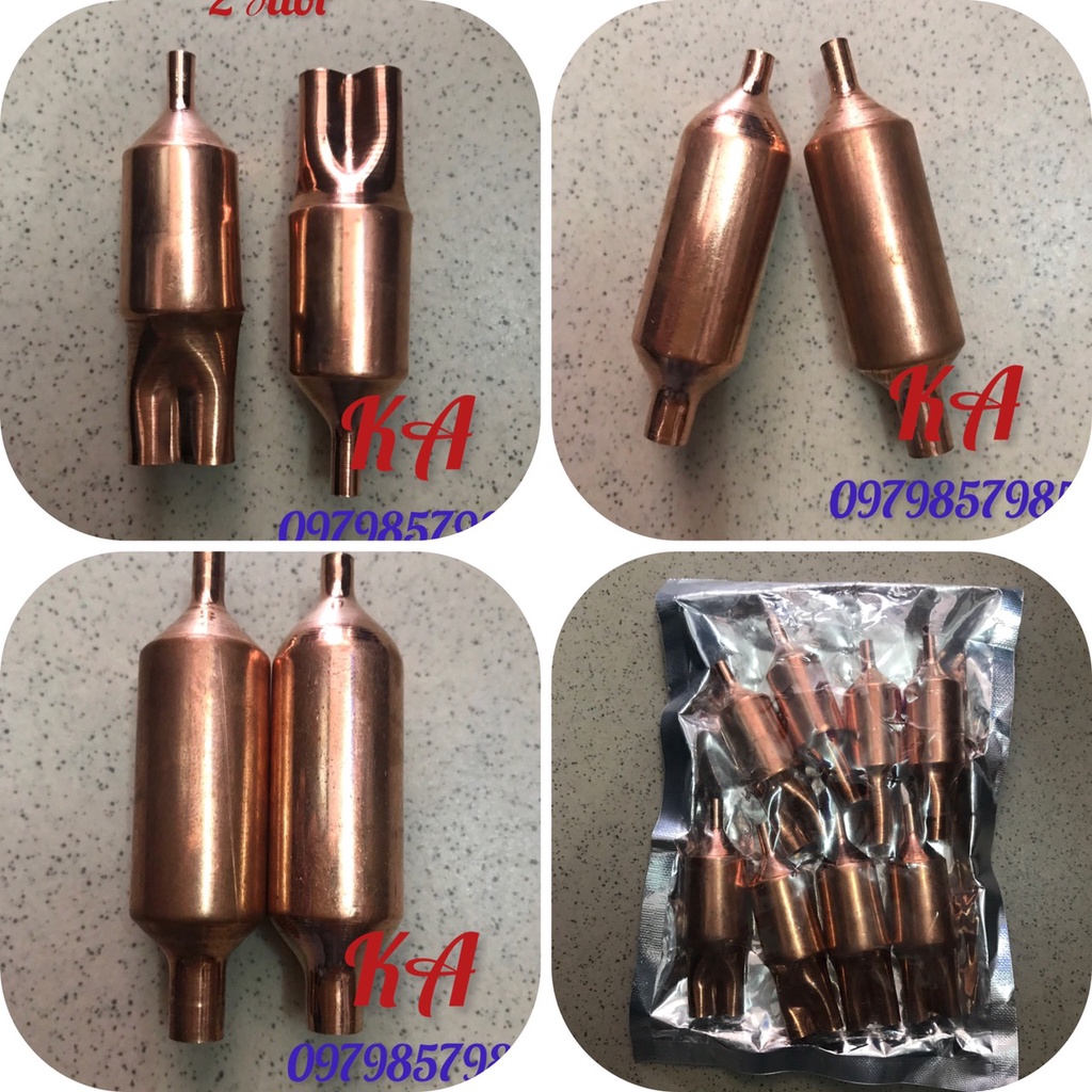 Phin Lọc Máy Lạnh 2 Đuôi, 1 đuôi