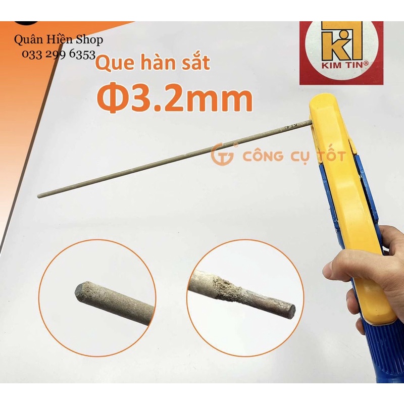 Hộp que hàn sắt Kim Tín KT-421 Φ2.5mm và Φ3.2mm