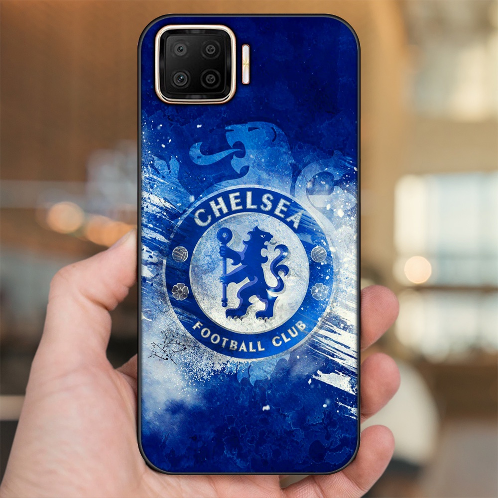 Ốp lưng Oppo A73, A93 4G viền đen in hình Chelsea FC