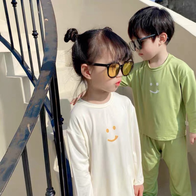 Bộ Quần Áo Trẻ Em Dài Tay Minky Mom Funny Cao Cấp Cho Bé Chất Thun Lạnh Mềm Mịn Thoáng Mát Size 6-19kg