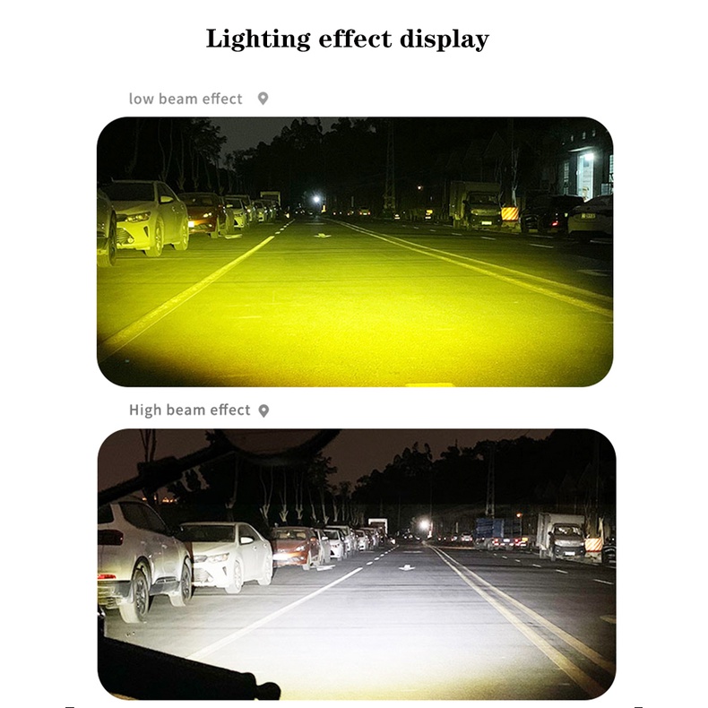 Đèn LED Mini Ánh Sáng Trắng / Vàng Chất Lượng Cao Cho Xe Mô Tô