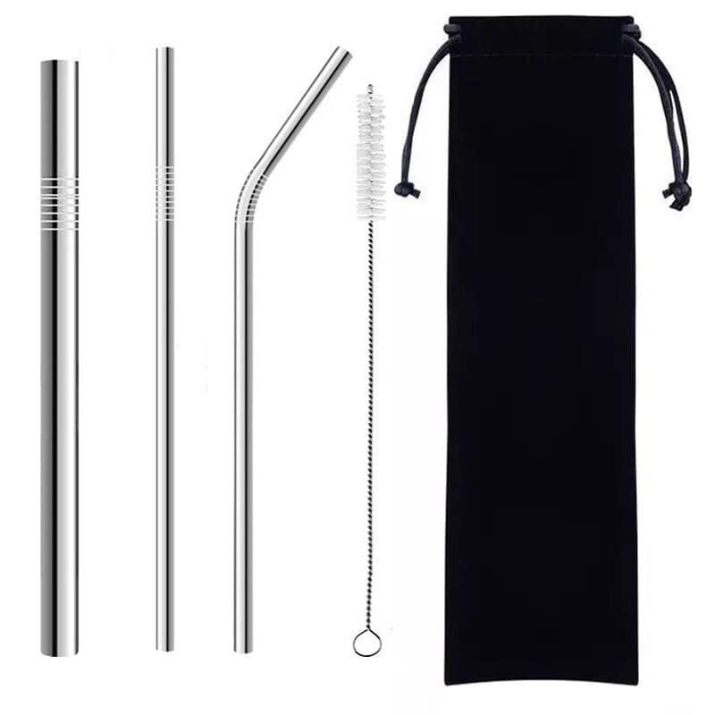 SET ỐNG HÚT INOX BỘ 5 CHI TIẾT -KSVH