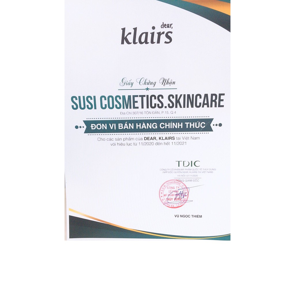 Kem dưỡng da Klairs Freshly Juiced Vitamin E Mask