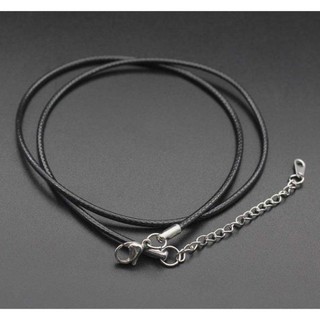 [SALE 1K] DÂY CHUYỀN DA PU TRƠN KHÔNG MẶT