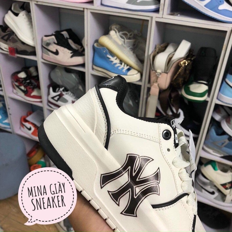 Giày mlb liner ny đen rep . Giày thể thao nam nữ sneaker quảng châu kèm hộp