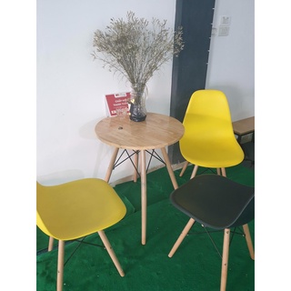Ghế Làm Việc EAMES Chân Gỗ đan sắt