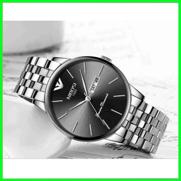 [SIÊU GIẢM GIÁ] ĐỒNG HỒ NAM NIBOSI DÂY VỎ INOX NGUYÊN KHỐI HÀNG HÃNG FULL BOX | BigBuy360 - bigbuy360.vn