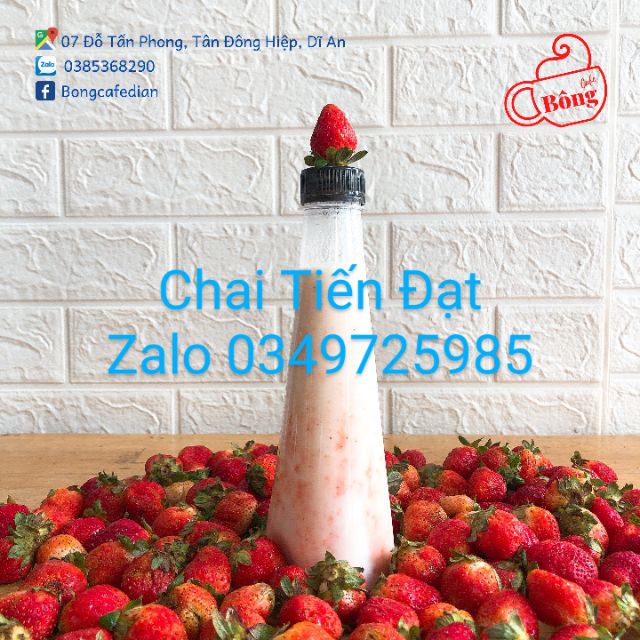 Combo 100 chai tam giác 330ml kèm  nắp đen | BigBuy360 - bigbuy360.vn