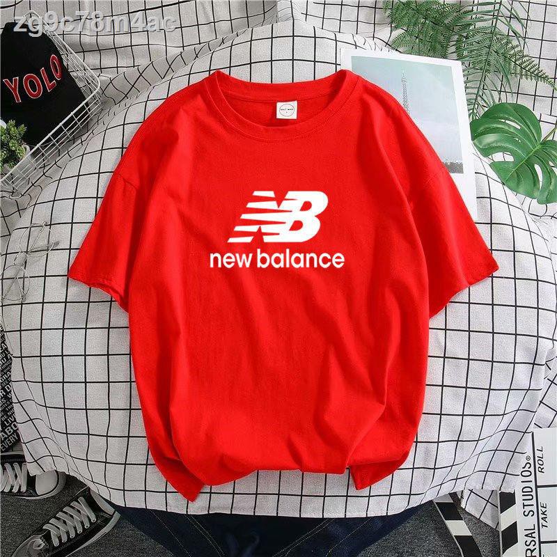 2020 Áo phông ngắn tay New Balance cho nam và nữ thể thao rời NB cặp đôi cổ tròn thời thượng hàng hiệu mới đầu