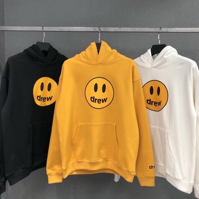 Áo nỉ Hoodie Drew house mặt cười NAKER shop, Áo hoodie drew nam nữ form rộng Unisex