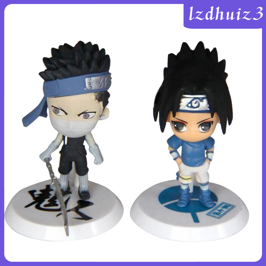 Set 6 Mô Hình Nhân Vật Phim Naruto 7cm Bằng Pvc