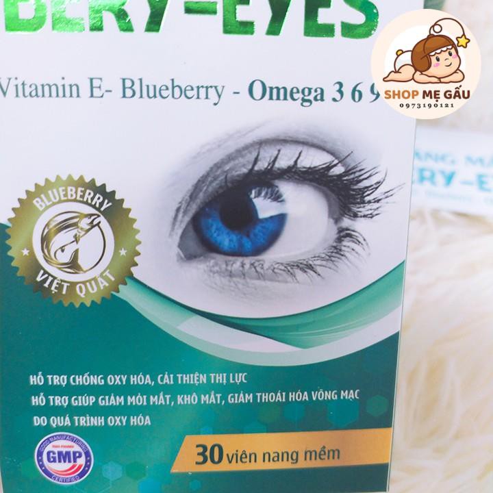 Viên uống sáng mắt Bery eyes hộp 30 viên | BigBuy360 - bigbuy360.vn