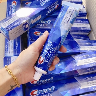 Kem đánh răng Crest 3D White Advanced Triple Whitening
