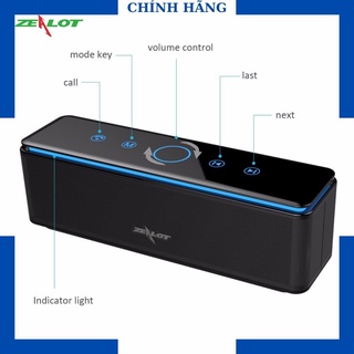 Loa zealot s7 | loa bluetooth zealot s7 di dộng công suất 30w pin 8000mah cảm ứng bass mạnh nghe nhạc hay giá rẻ cao cấp