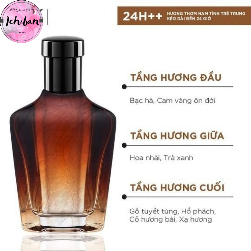 (5 MÙI) Nước hoa nam cao cấp Dynik 50ml